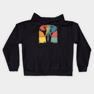 Colorful Elephant Pop Art Shirt for Kids Kids Hoodie