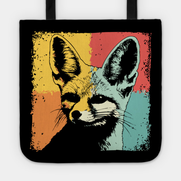Cute Fennec Fox Pop Art | Adorable Desert Animal Tote by TuncGK