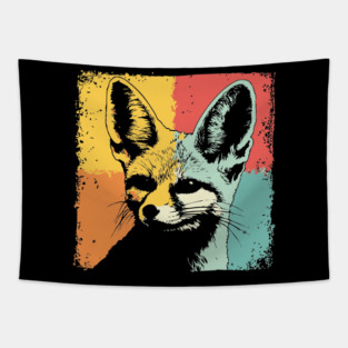 Cute Fennec Fox Pop Art | Adorable Desert Animal Tapestry