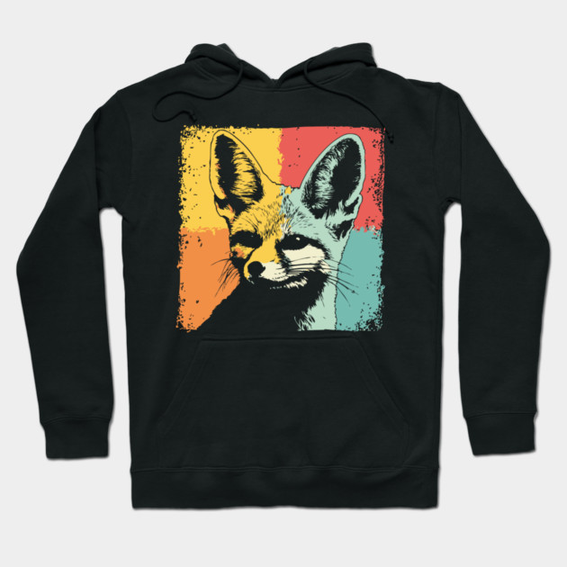 Cute Fennec Fox Pop Art | Adorable Desert Animal Hoodie by TuncGK