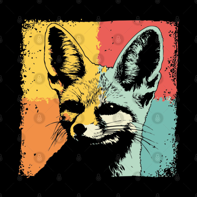 Cute Fennec Fox Pop Art | Adorable Desert Animal by TuncGK