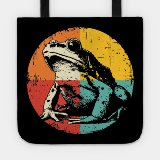 Colorful Tree Frog Pop Art for Little Explorers Tote
