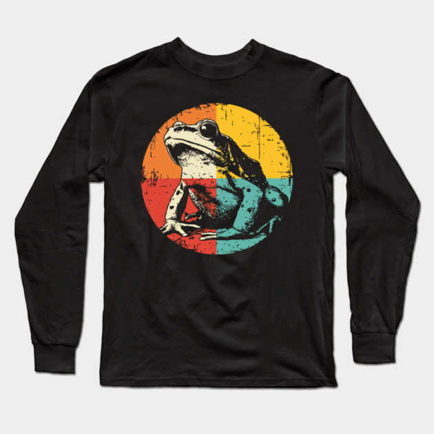 Colorful Tree Frog Pop Art for Little Explorers Long Sleeve T-Shirt by TuncGK