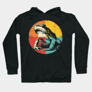 Colorful Tree Frog Pop Art for Little Explorers Hoodie