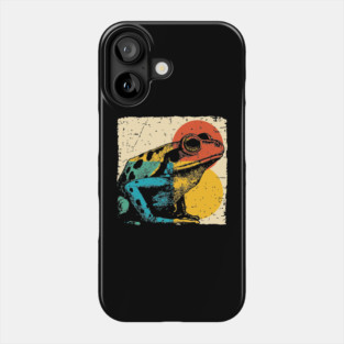 Red-Eyed Tree Frog Retro Pop Art | Rainforest Animal Phone Case