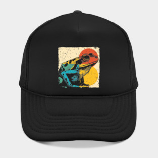 Red-Eyed Tree Frog Retro Pop Art | Rainforest Animal Hat