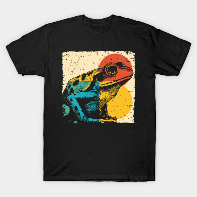 Red-Eyed Tree Frog Retro Pop Art | Rainforest Animal T-Shirt by TuncGK