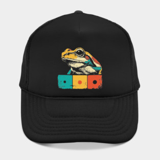 Cool Graphic Frog Pop Art for Trendy Kids Hat