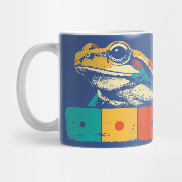 Cool Graphic Frog Pop Art for Trendy Kids by TuncGK