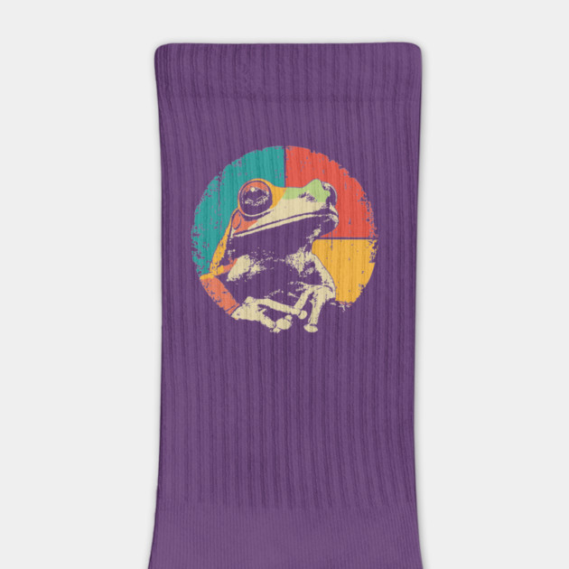 Funny Frog Face Pop Art | Cute Kids Character by TuncGK