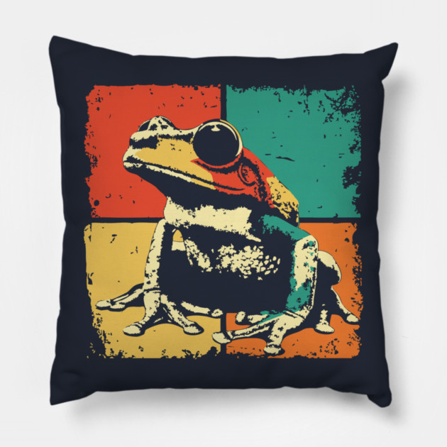 Retro Gramophone Pop Art | Vintage Music Player Pillow by TuncGK