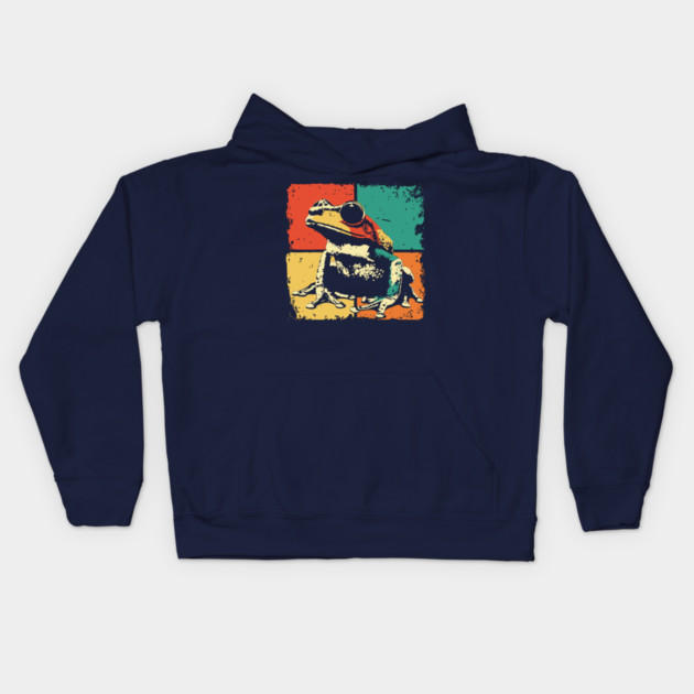 Retro Gramophone Pop Art | Vintage Music Player Kids Hoodie by TuncGK