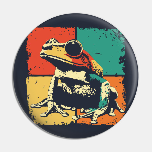 Retro Gramophone Pop Art | Vintage Music Player Pin by TuncGK