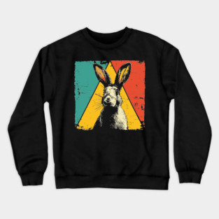 Speedy Hare Pop Art | Cute Rabbit for Kids Crewneck Sweatshirt