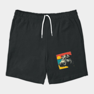 Colorful Hippo Face Pop Art for Zoo Lovers Shorts