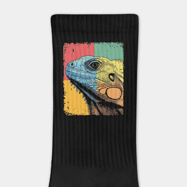 Colorful Iguana Pop Art | Cool Lizard for Kids by TuncGK