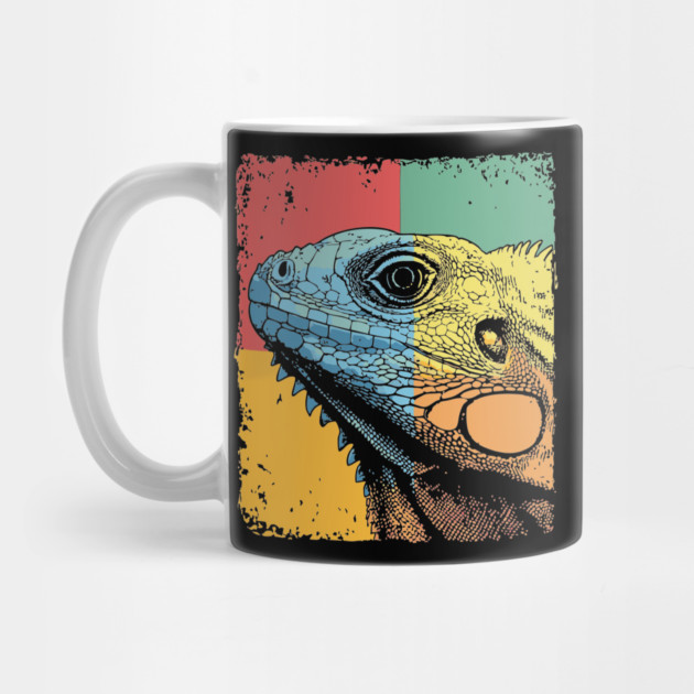 Colorful Iguana Pop Art | Cool Lizard for Kids by TuncGK