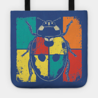 Cute Ladybug Pop Art for Toddlers and Kids Tote