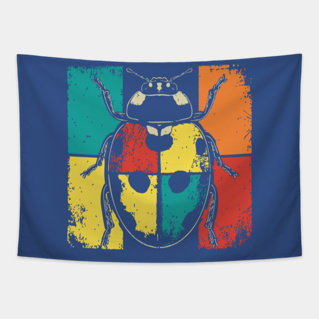Cute Ladybug Pop Art for Toddlers and Kids Tapestry by TuncGK
