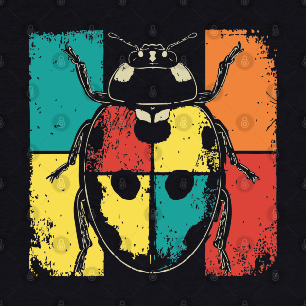 Cute Ladybug Pop Art for Toddlers and Kids by TuncGK