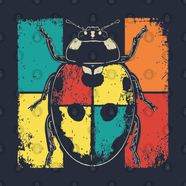 Cute Ladybug Pop Art for Toddlers and Kids by TuncGK