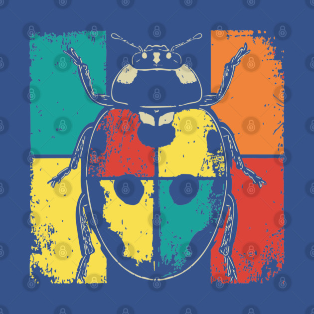 Cute Ladybug Pop Art for Toddlers and Kids by TuncGK