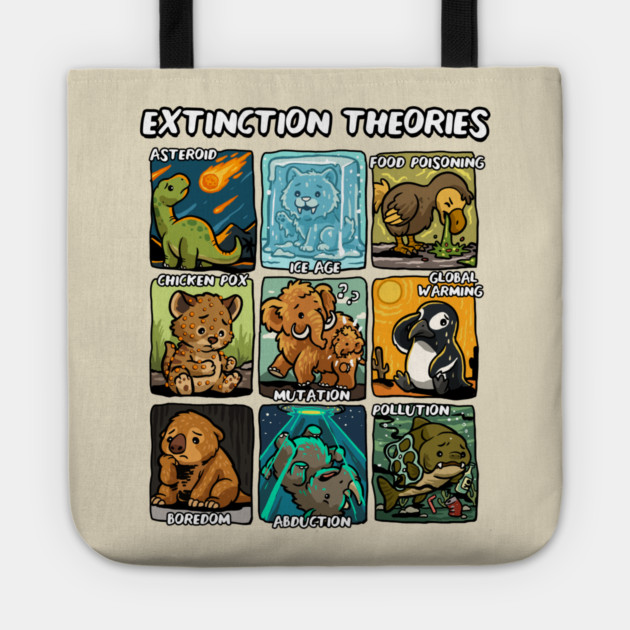 Extinction Theories Tote by GoshWow®