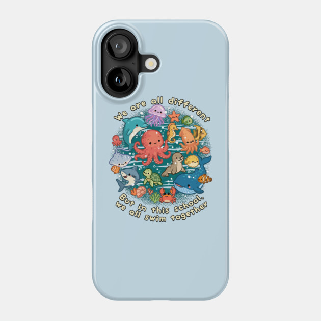 We All Swim Together Phone Case by GoshWow®
