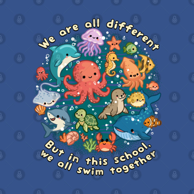 We All Swim Together by GoshWow®