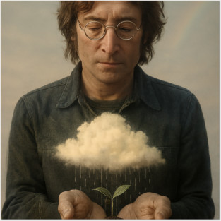 John Lennon Quote: 'Love is Like a Precious Plant' Posters and Art