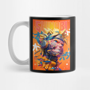 MECHA CYBORG SHINOBI - AMAZING ANIME MANGA 3D SHONEN HERO poster Mug