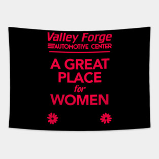 Valley Forge Automotive Center 'Great Place For Women' - Tires TV Show Tapestry