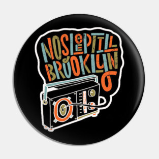 no sleep till brooklyn Pin