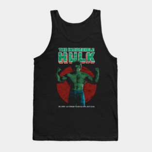 Hulk, DISTRESSED, Bruce Banner, Lou Ferrigno Tank Top