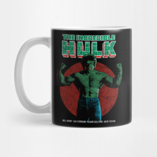 Hulk, DISTRESSED, Bruce Banner, Lou Ferrigno Mug