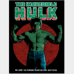 Hulk, DISTRESSED, Bruce Banner, Lou Ferrigno Posters and Art