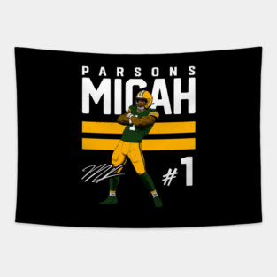 Micah Parsons Packers Tapestry
