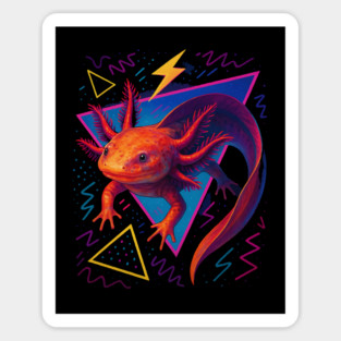 Retro Neon Lesser Siren Magnet