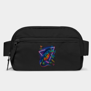Retro Neon Crested Newt Bag