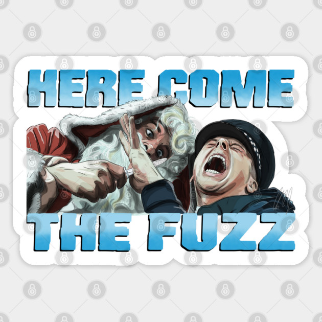 Hot Fuzz: Here Come The Fuzz Sticker by 51Deesigns