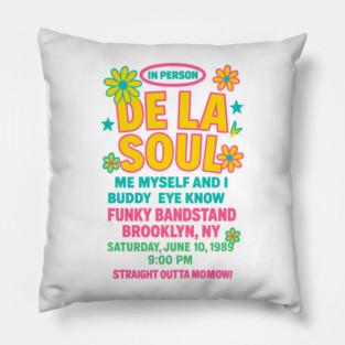 de la soul // retro Pillow
