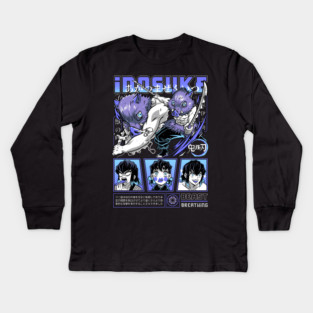 Kimetsu no Yaiba - Inosuke Hashibira Kids Long Sleeve T-Shirt