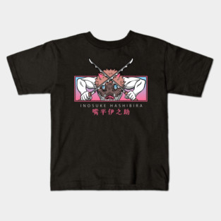 Demon Slayer Inosuke Beast Breathing Pose Kids T-Shirt