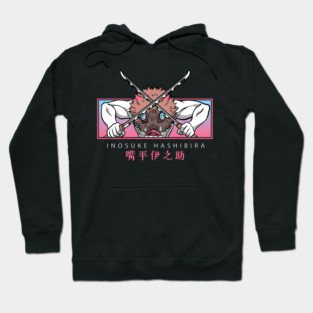 Demon Slayer Inosuke Beast Breathing Pose Hoodie