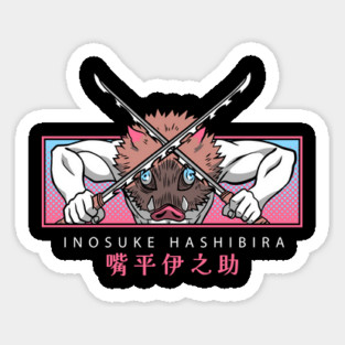 Demon Slayer Inosuke Beast Breathing Pose Magnet