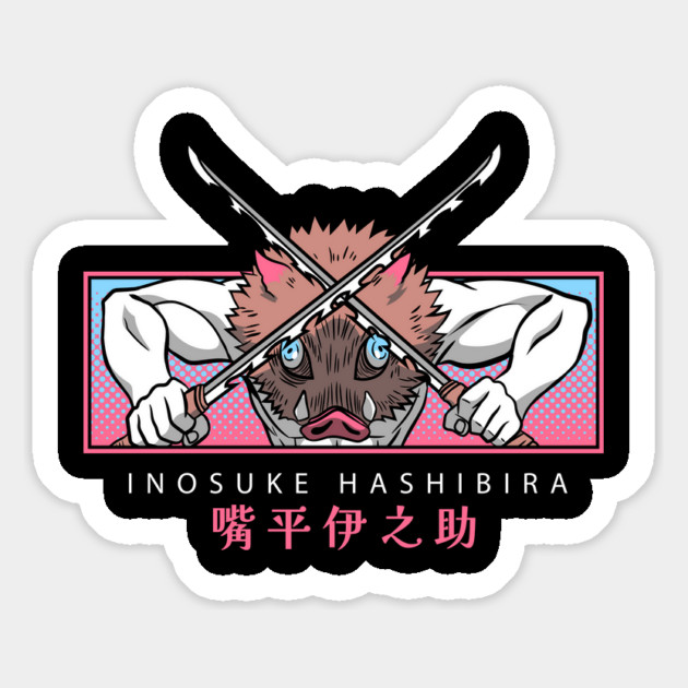 Demon Slayer Inosuke Beast Breathing Pose Magnet by Otaku Vibes