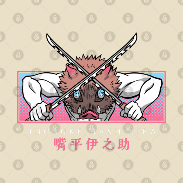 Demon Slayer Inosuke Beast Breathing Pose by Otaku Vibes