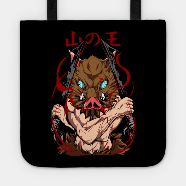 Demon Slayer Inosuke Dual Blade Fury Tote by Otaku Vibes