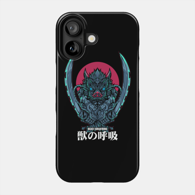 Demon Slayer Inosuke Boar Head Power Phone Case by Otaku Vibes