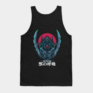 Demon Slayer Inosuke Boar Head Power Tank Top